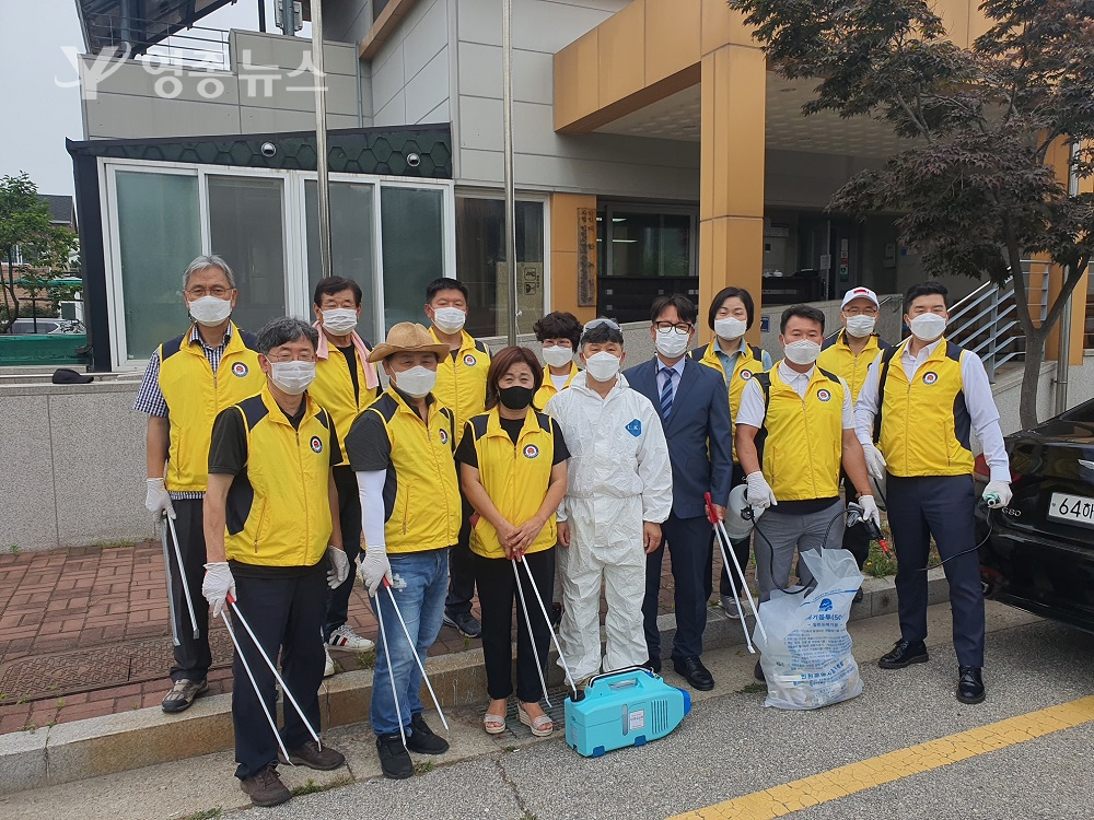 인천 중구, 운서동 주민자치회, 찾아가는 봉사활동 실시