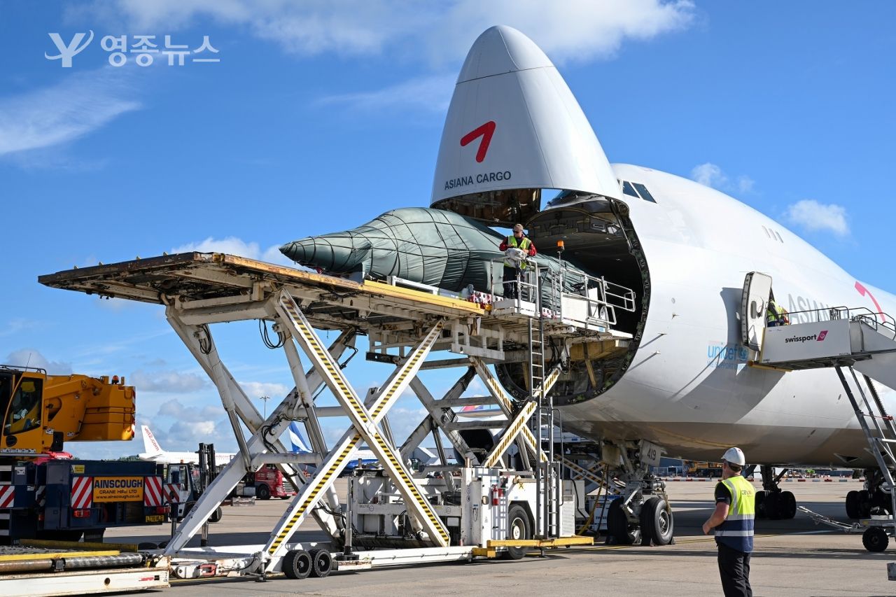 아시아나, 대한민국 공군 항공기 수송 프로젝트 성공