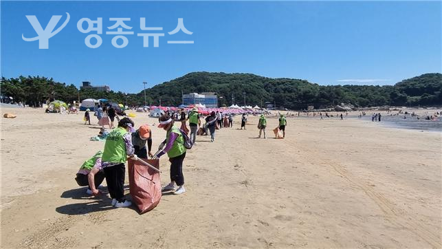 인천시, 을왕리 해수욕장서 친환경 클린관광 캠페인